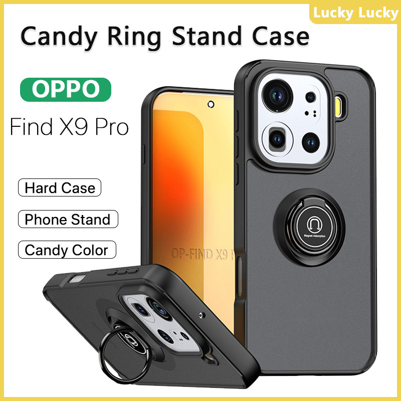 เคส OPPO Find X9 Pro X8 Pro X7 Ultra หรา ที่วางแหวนอะครีลิคแบบแข็ง เคส กันกระแทก รองรับรถ ที่วางแม่เหล็ก ที่วางโทรศัพท์ ขาตั้งนิ้ว ปกป้องกล้อง