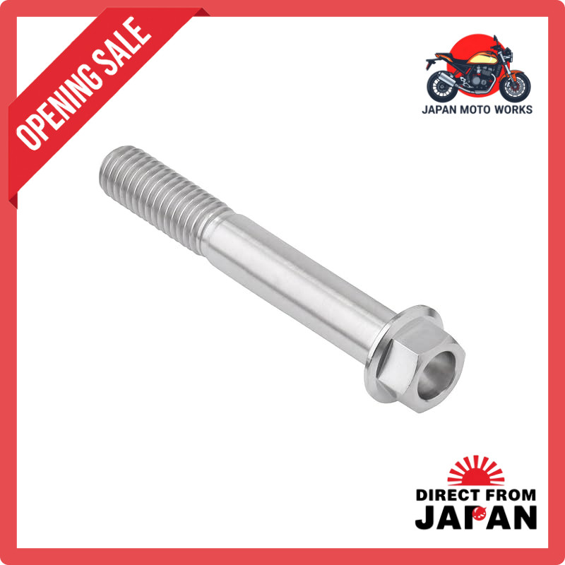 ZETA RACING Titanium Flange Bolt M8×55mm P=1.25 Dirt Freak DIRTFREAK D6654 (Formerly ZT03-0855)