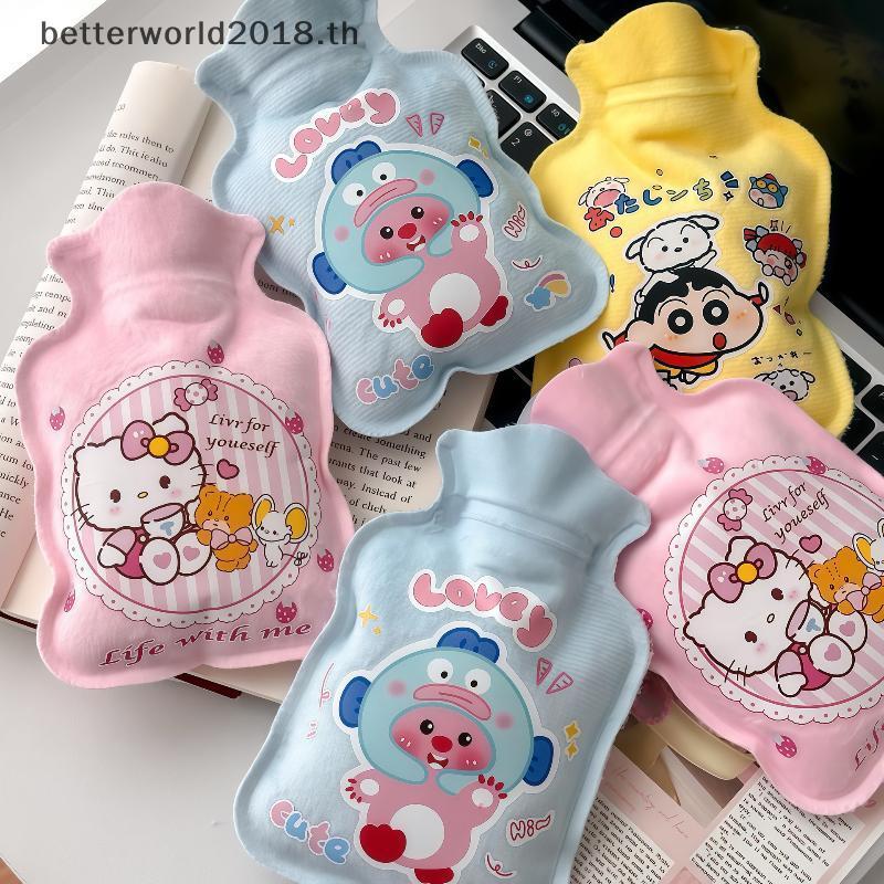 [bet] 1 ชิ้น Kawaii KT Cat 300ml ตุ๊กตามืออุ่นน่ารักการ์ตูน Crayon Shin Chan สาวหัวใจ Y2k พกพาบนน้ํา