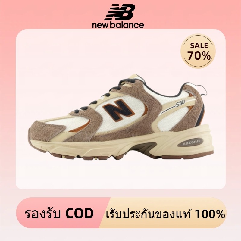 🧡ของแท้100%🧡 New Balance NB 530 White MR530SNC รองเท้าแพทย์ ชายและหญิง รองเท้าเลื่อยวิ่ง เข้ากับทุกส