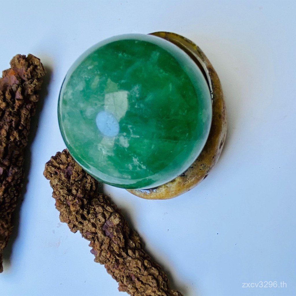 คริสตัลบอล Fluorite สีสันสีเขียว Fluorite Natural Ball ขายส่ง Fluorite Ball หัตถกรรมเครื่องประดับ P8