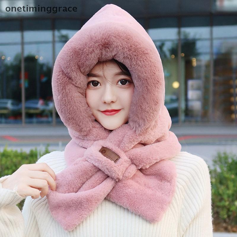 หมวกผ้าพันคอกันลม สำหรับผู้หญิงในฤดูหนาว แบบนักเรียน ออกแบบมาเพื่อการขี่จักรยาน ให้อบอุ่นและป้องกันลม - รูปที่ 5