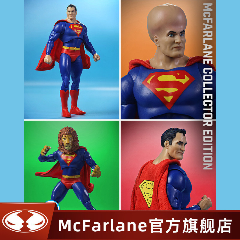 [คลังสินค้าพร้อม] mcfarlane mcfarlane Bizarre Adventure Superman Transformation 1/10 ของเล่นเคลื่อนย