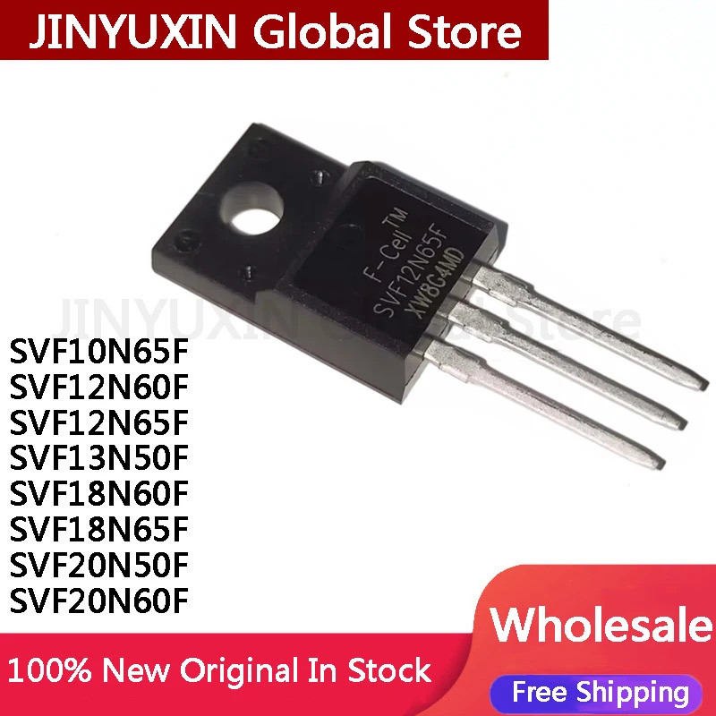 5 ชิ้น SVF10N65F SVF12N60F SVF12N65F SVF13N50F SVF18N60F SVF18N65F SVF20N50F SVF20N60F ชิปสต็อกPC-22