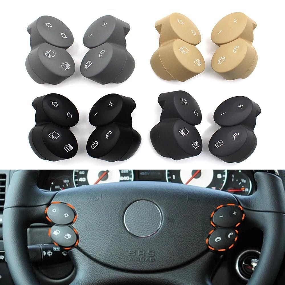 รถมัลติฟังก์ชั่นซ้ายขวาพวงมาลัยปุ่มควบคุมสําหรับ Mercedes Benz EG CLK CLS Class W211 W463 W209 W219 