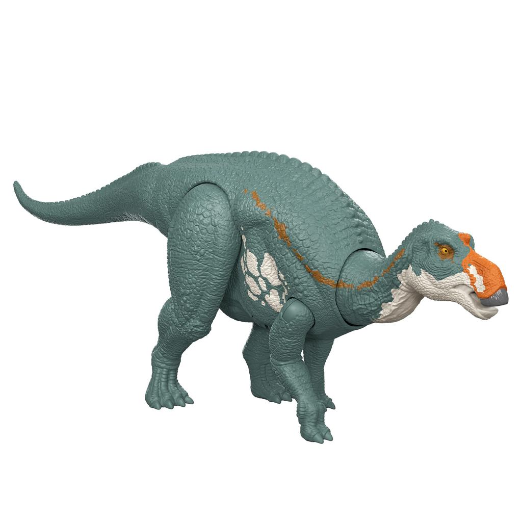 Mattel Jurassic World Roaring Maiasaura Action Figure, Kids' Dinosaur Toy, Large, Moving Figure, App