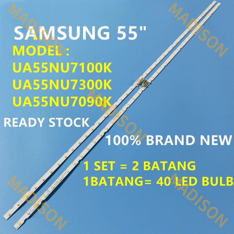 Ua55nu7100k ua55nu7090k ua55nu7100kxxm ua55nu7090kxm 55 นิ้ว Samsung LED TV backlight ua55nu7100 ua5