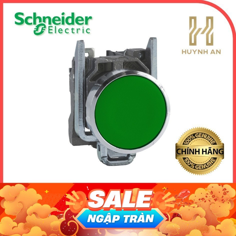 ปุ่มปล่อยไม่มีไฟ - พี่ 22 - สีฟ้า - 1NO - Schneider Electric - XB4BA31