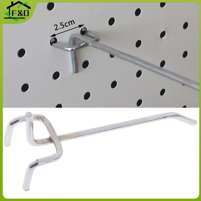 F&O แผงตะขอ 5 ชิ้น Perforated Wall Storage โรงรถ Workshop Fixing 10 ซม.