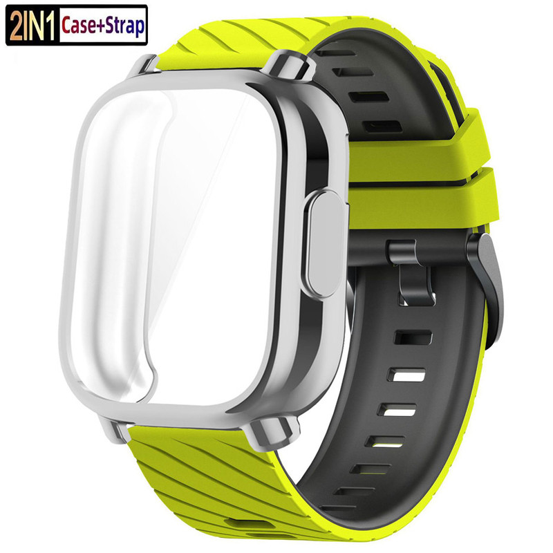 Soft TPU Case + สายซิลิโคนสําหรับ Redmi Watch 5 Active/5 Lite ป้องกันหน้าจอฝาครอบสายคล้องเปลี่ยน Correa อุปกรณ์เสริม