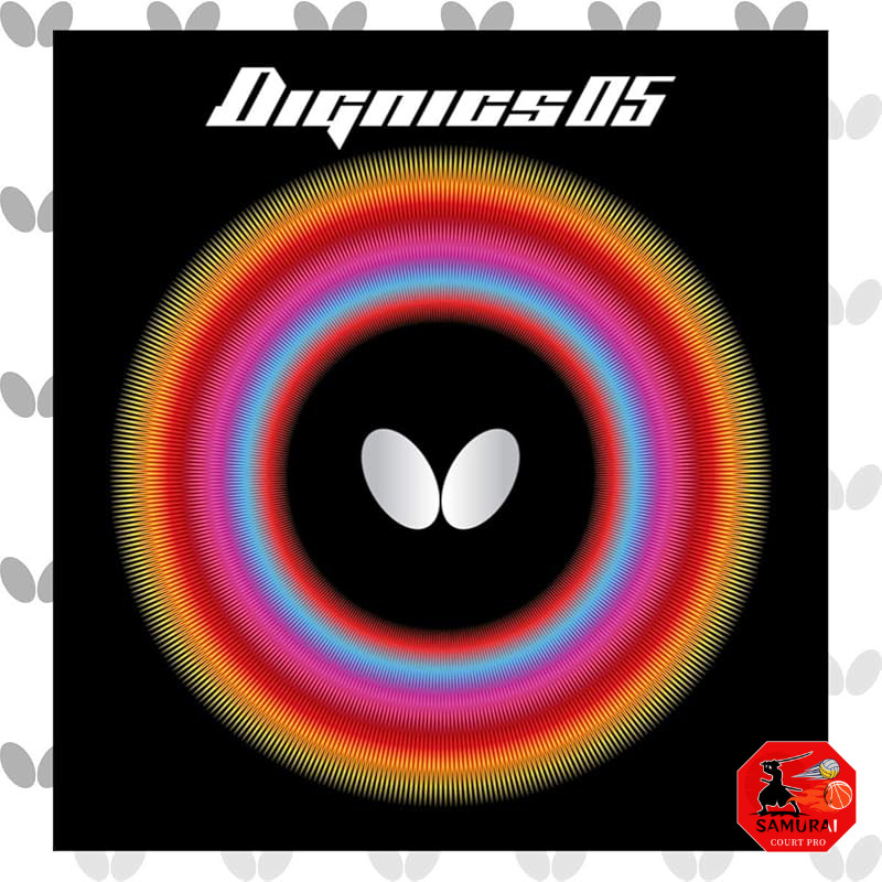 Butterfly Table Tennis Rubber Dignics 05 High Tension Soft Bottom 06040 Black Extra Thick  
Butterfl
