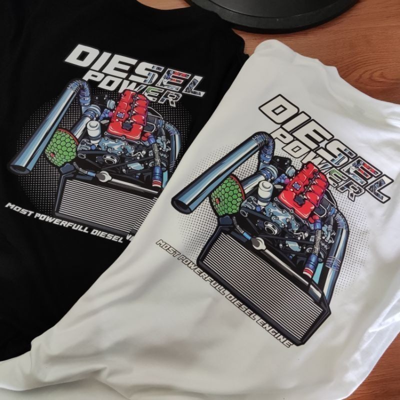 2026 Diesel แฟชั่น Power เสื้อยืดยานยนต์ Diesel Power เสื้อยืด