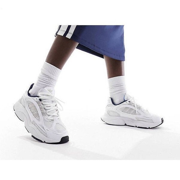 [ Skin Special Selection] A & d Ozmillen Retro รองเท้าผ้าใบรองเท้าพ่อกันกระแทก ID2895 สีดําสีแดง IF3