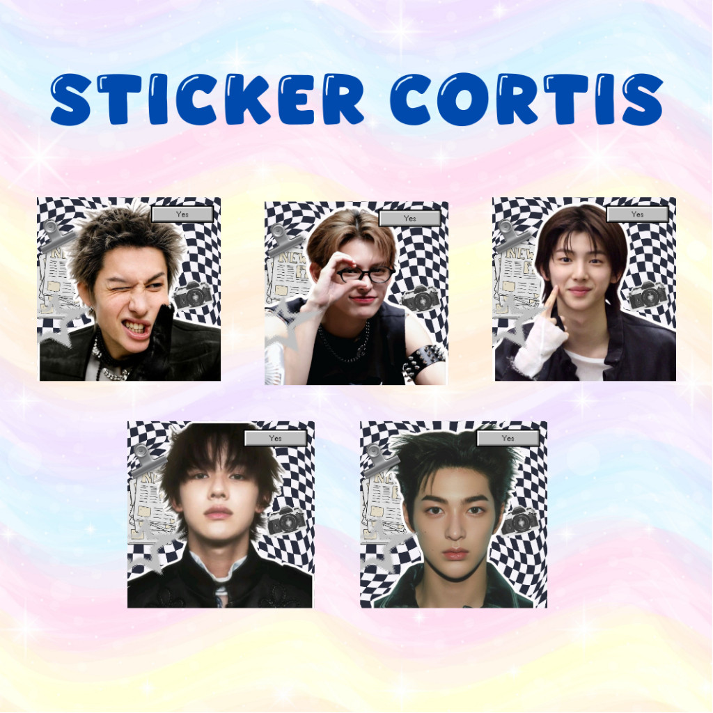CORTIS SEALERING STICKER - พิมพ์ตามคําขอ - tiembubu