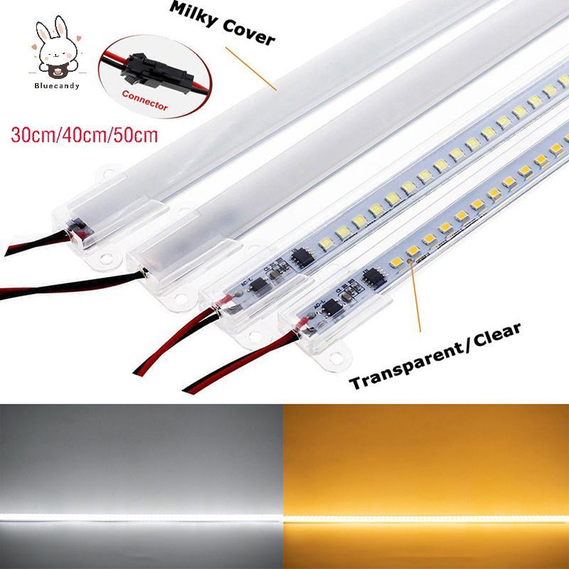 [Bluecandy] AC220V ไฟ LED บาร์ความสว่างสูง 2835 คลิป LED 30 ซม.40 ซม.72LEDs ฮาร์ดสตริปประหยัดหลอด LED ใหม่