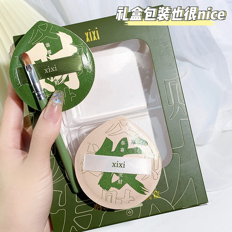 Xixii Time Run Puff Set Super Soft Do Not Eat Powder Wet Dry Makeup Sponge Water Drop Puff แปรงคอนซี