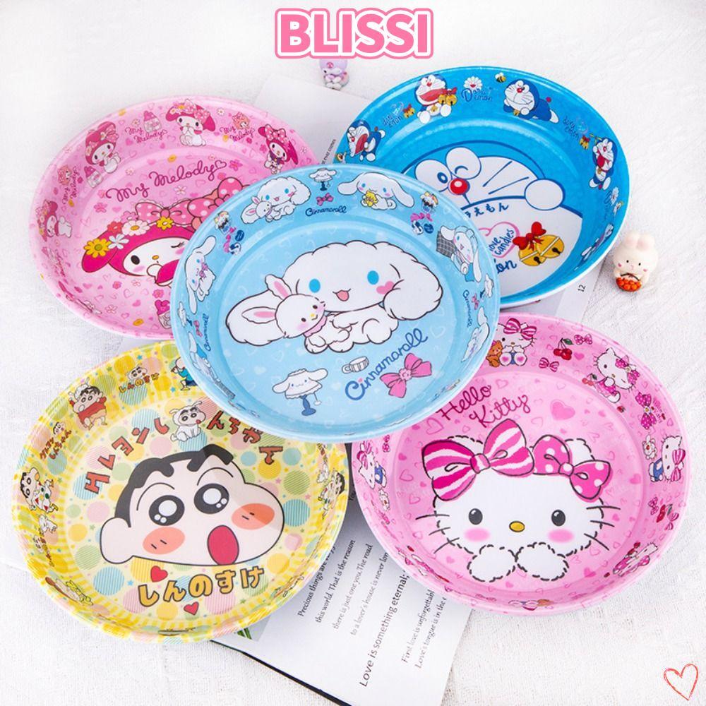 ความสุข‌I จานอาหารค่ํา, Pochacco 6/8 นิ้ว, จานน้ําจิ้ม, เมลามีน Crayon Shin-chan Kitty จานขนมในครัวเ