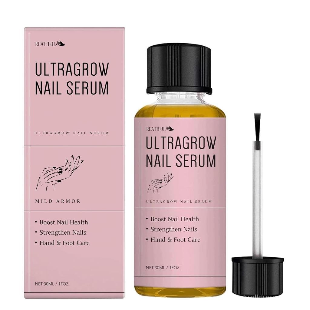 UltraGrow Nail Serum,Nail Strengthening Serum, for Brittle Peeling Breaking Thin Nails (1pcs)