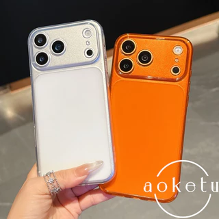 ทันที17เหมาะสําหรับiPhone 16 Promaxเคสโทรศัพท์บางเฉียบFrosted TPUนิ่มApple 15 Proโปร่งใสพรีเมี่ยมความรู้สึก14ง่ายรวมทุกอย่าง13Promaxเคสป้องกันการตก