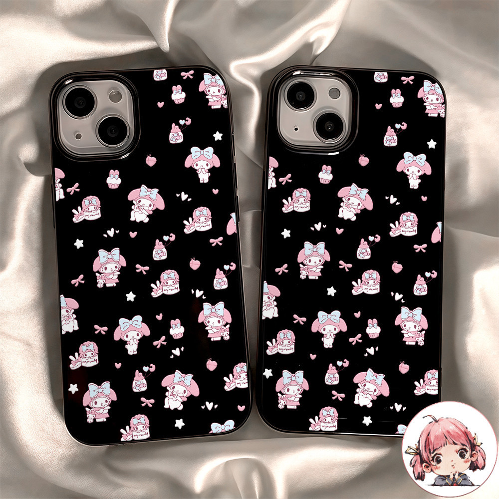 CODที่ไทย เคสโทรศัพท์11 กระต่ายMMDชมพู เคสวาวเยลลี่แบบเรียบ For iPhone17 16 15 14 11 12 13ProMAX 7/8PLUS X XS XR SE2/SE3