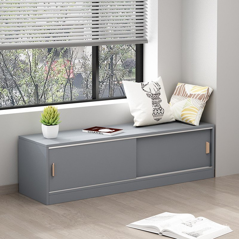 Locker ตู้พื้นระเบียงขายส่งไม้เนื้อแข็งในครัวเรือนประตูบานเลื่อน E0PB Locker ตู้ต่ําตู้เลื่อน Bay Wi