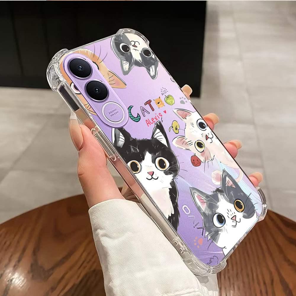 Case For Vivo V70Fe V70 Fe 5G เคส วีโว่ โปร่งใส กันกระแทก Hard Shell เคสโทรศัพท์ 004