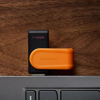 KINGSTON Flash Drive (แฟลชไดรฟ์) DTXS 64GB USB 3.2 Gen 1 Black Black Warranty 5 Years