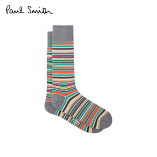 Paul Smith ถุงเท้าผู้ชาย รุ่น M1A-380CI-JMSTRP-76 สี Slate