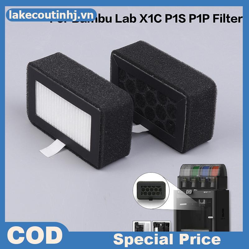 Lu 1/2/3 ชิ้นอัพเกรดสําหรับ Bambu Lab X1C P1S P1P กรอง HEPA 13 + ถ่านกัมมันต์ Combo กรองอากาศ Ultra 