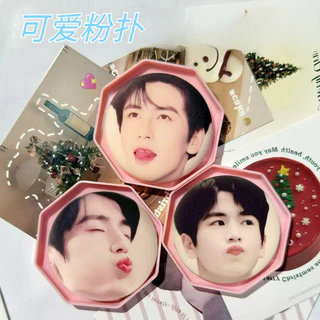 Zhang Linghe พัฟเครื่องสําอางพิมพ์ลาย Non-Latex Sponge Makeup Puff แบบพกพาใช้งานง่าย