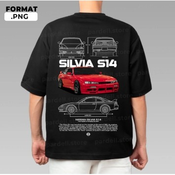 เจอร์ซีย์เสื้อยืด Nissan Silvia S14