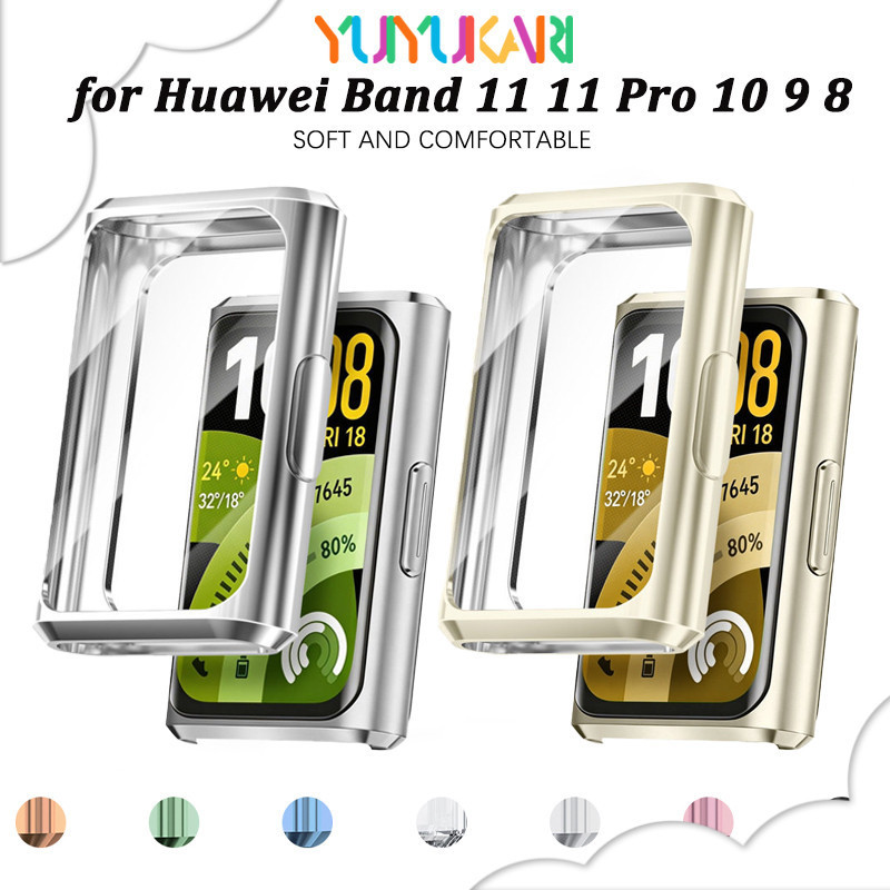 กรณี TPU / PC สำหรับ for Smartwatch Huawei Band 11 11 Pro Screen Protector ฝากระจกนิรภัยสำหรับ for Huawei Band 10 9 8