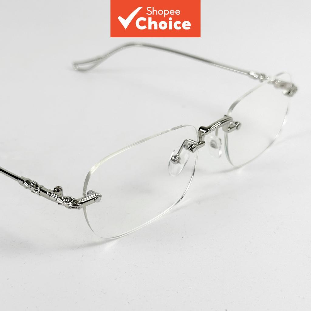 ฤดูใบไม้ผลิคลาสสิก Frameless แว่นตา Unisex UVBlueLight Blocking แว่นตาป้องกัน