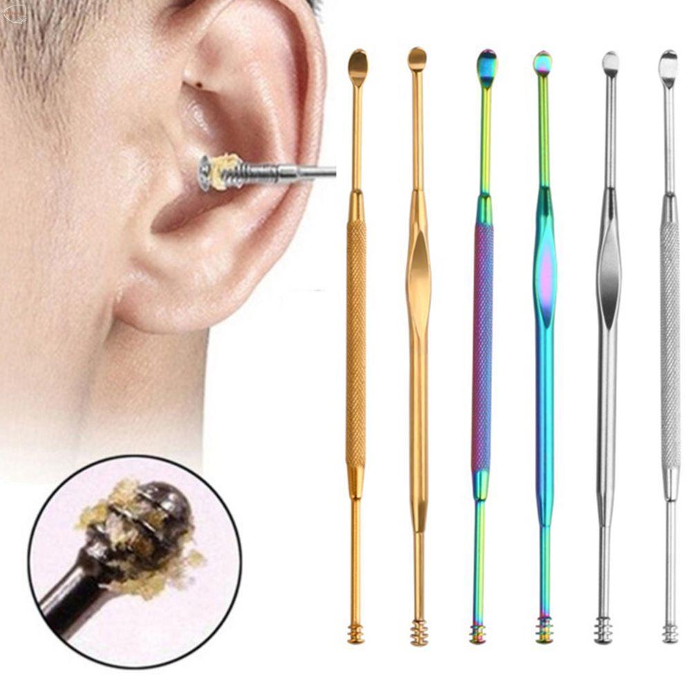 MXBEAUTY EAR Wax Pickers มัลติฟังก์ชั่นเครื่องมือดูแลหูสแตนเลส Curette