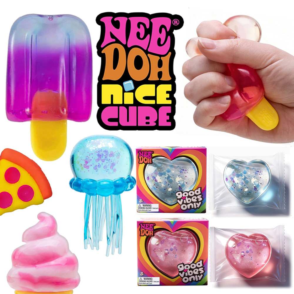 NeeDoh Rising Squishy ของเล่นบีบอัดแมงกะพรุนที่สมจริงความเครียดบรรเทา Fidget ของเล่นเด็กของขวัญ