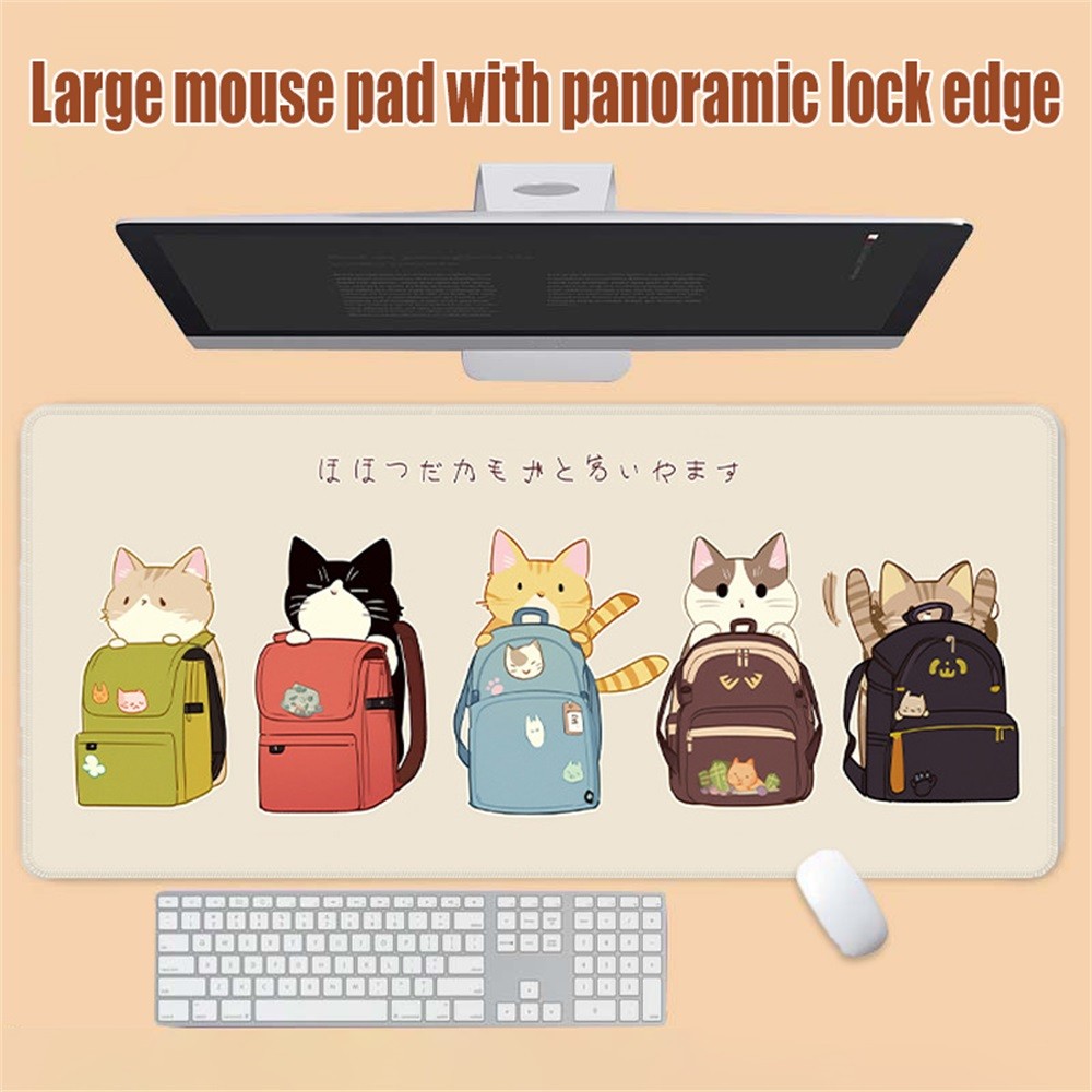 แผ่นรองเม้าส์ 300x800x3 มม. แผ่นรองเมาส์ ที่รองเมาส์ Mouse Pad แผ่นรองเม้าส์ขนาดใหญ่ เมาส์