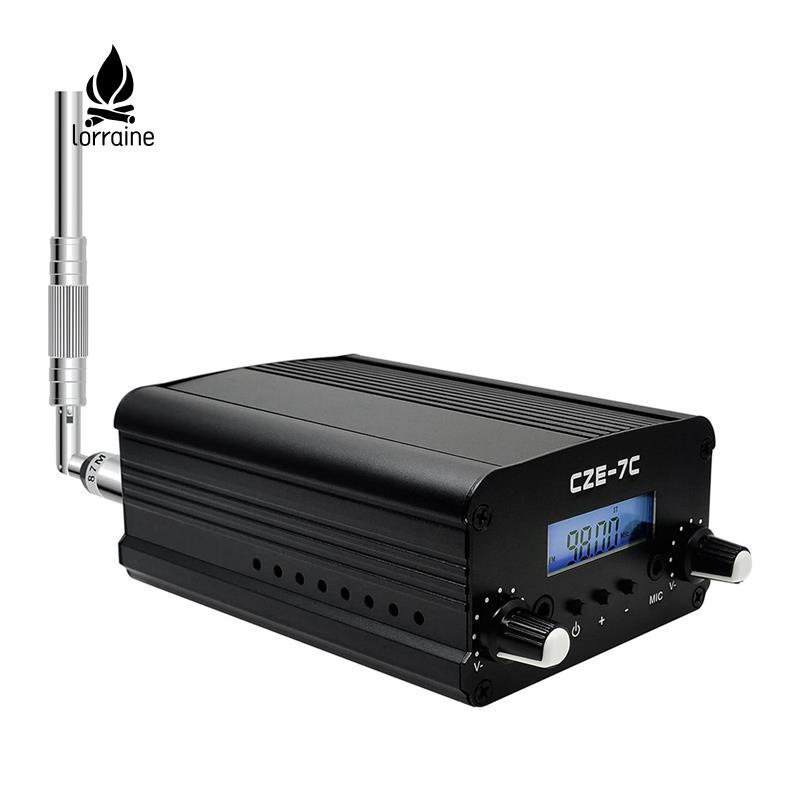 CZE-7C 7W Long Range FM Transmitter Conference Stereo FM Transmitter สําหรับ Drive-in Church, School