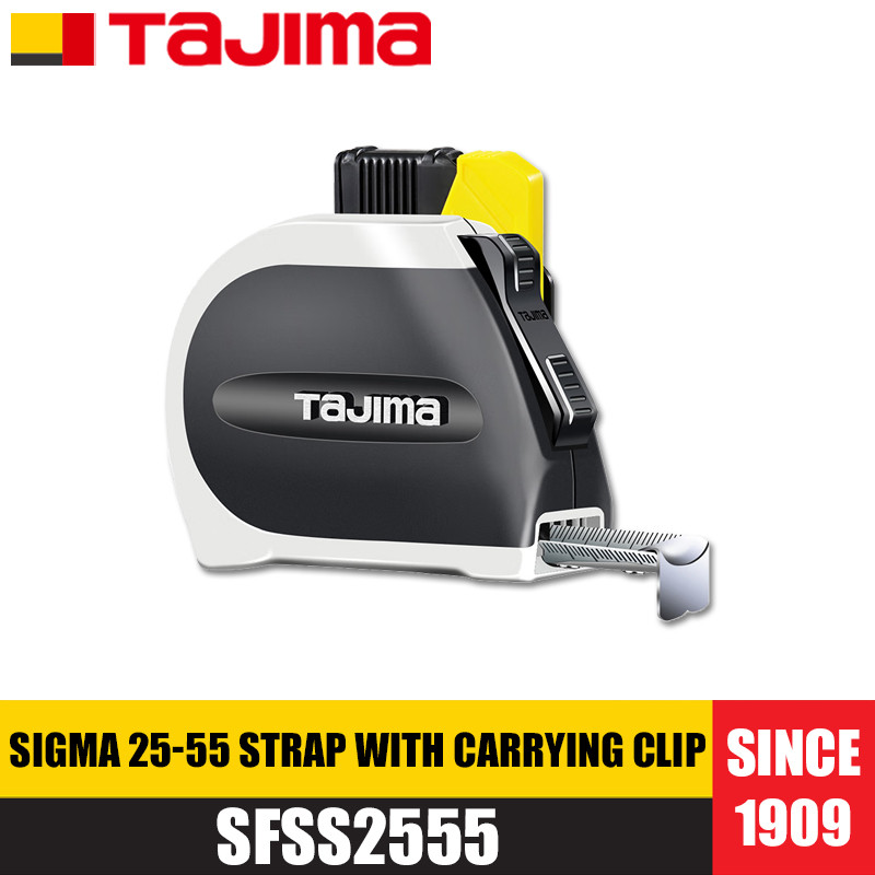 Tajima SS255/SFSS255/SFSSM2555 เทปวัดหัวเข็มขัดแบบล็อคสองชั้น