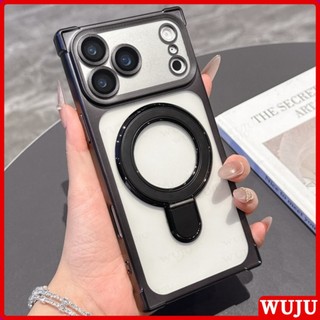 วูจู เคสแม่เหล็กหรูหราเข้ากันได้สําหรับ ไอโฟน 17 16 15 14 13 มือโปร สูงสุด พร้อมกันกระแทกและดีไซน์หรูหราหลากสี