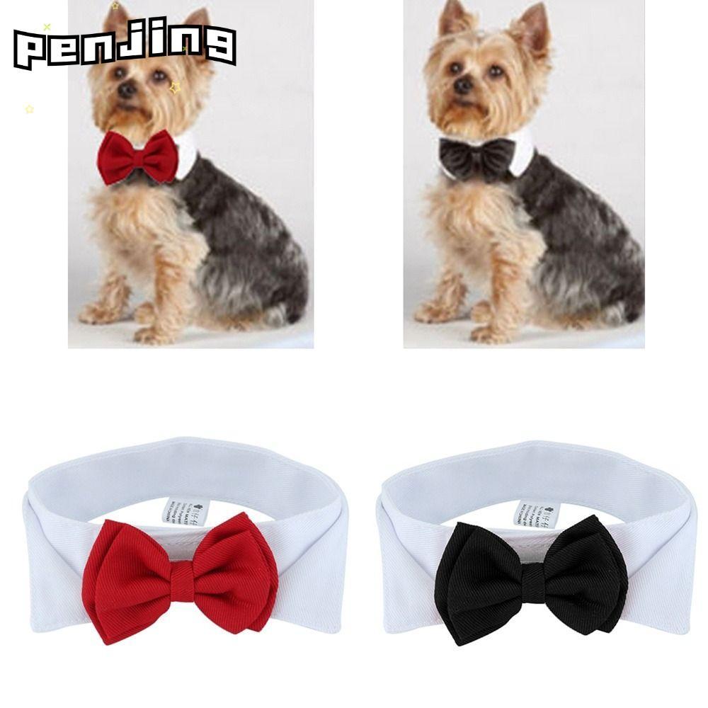 PENJING Bow Tie Collar น่ารักแฟชั่นสบาย Pet Bow Tie