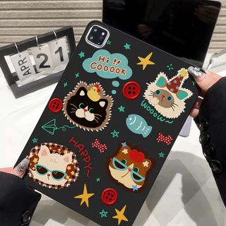เคสสำหรับ For iPad 10.2''(2021/2020/2019) 10.9''(2022) 11''(2025) เคสป้องกันด้านหลังแบบบางและน้ำหนักเบา Mini 7 6 5 4 3 2