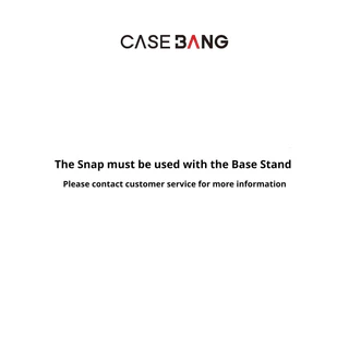 Casebang Magnetic Winnie Series Phone Grip Stand, การออกแบบทรายดูด, เข้ากันได้แม่เหล็ก, โครงสร้างที่ถอดออกได้แม่เหล็ก