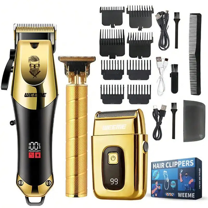 ชุดกันจอนผมไฟฟ้า, ปัตตาเลี่ยนผม 1 ชุด, ชุดตัดผม & T-blade Trimmer Combo, ชุดปัตตาเลี่ยนตัดผมไร้สายพร