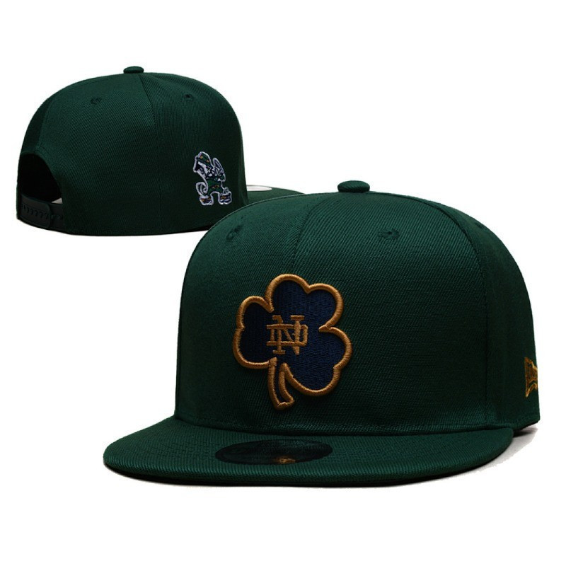 หมวกเบสบอล Notre Dame Irish Warrior, New Era 9FIFTY หมวกปรับได้, ม่านบังแดด NFL Casual Unisex Flat B