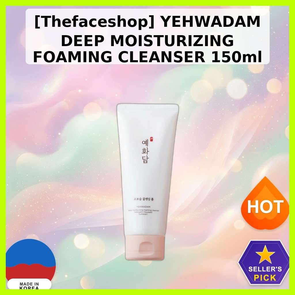 [Thefaceshop] YEHWADAM DEEP MOISTURIZING FOAMING CLEANSER 150ml / Korean Foaming Cleanser by Jiig