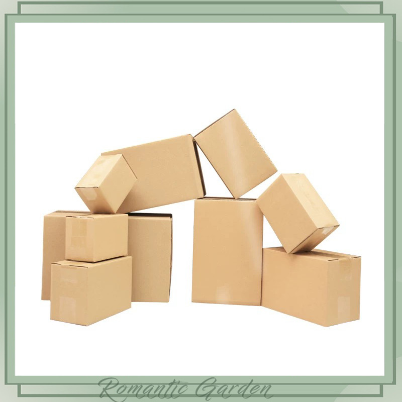 มีสินค้าพร้อมส่ง กล่องลอนคลื่นคราฟท์ บรรจุภัณฑ์ หลายขนาดให้เลือก