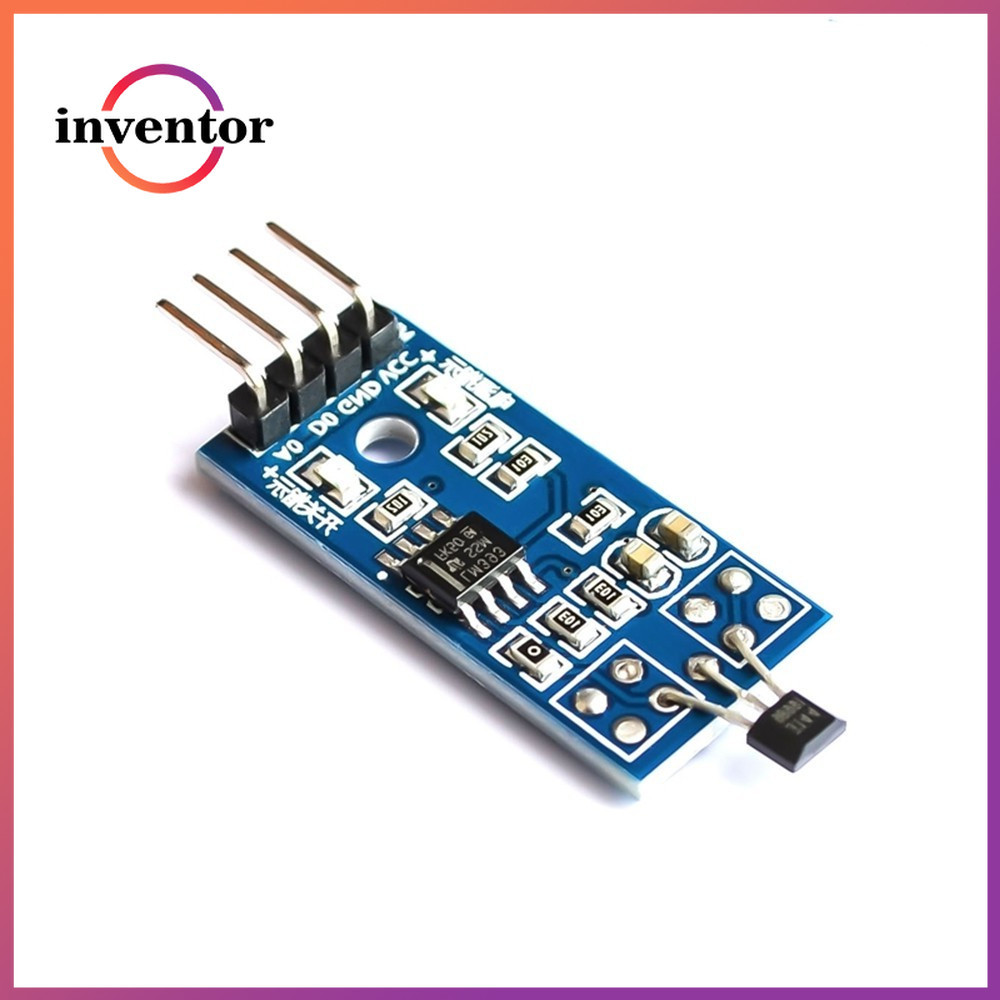 LM393 3144 Hall Sensor Module Hall Effect ​​เซ็นเซอร์สําหรับการวัดความเร็ว เซ็นเซอร์ตําแหน่งเอฟเฟกต์