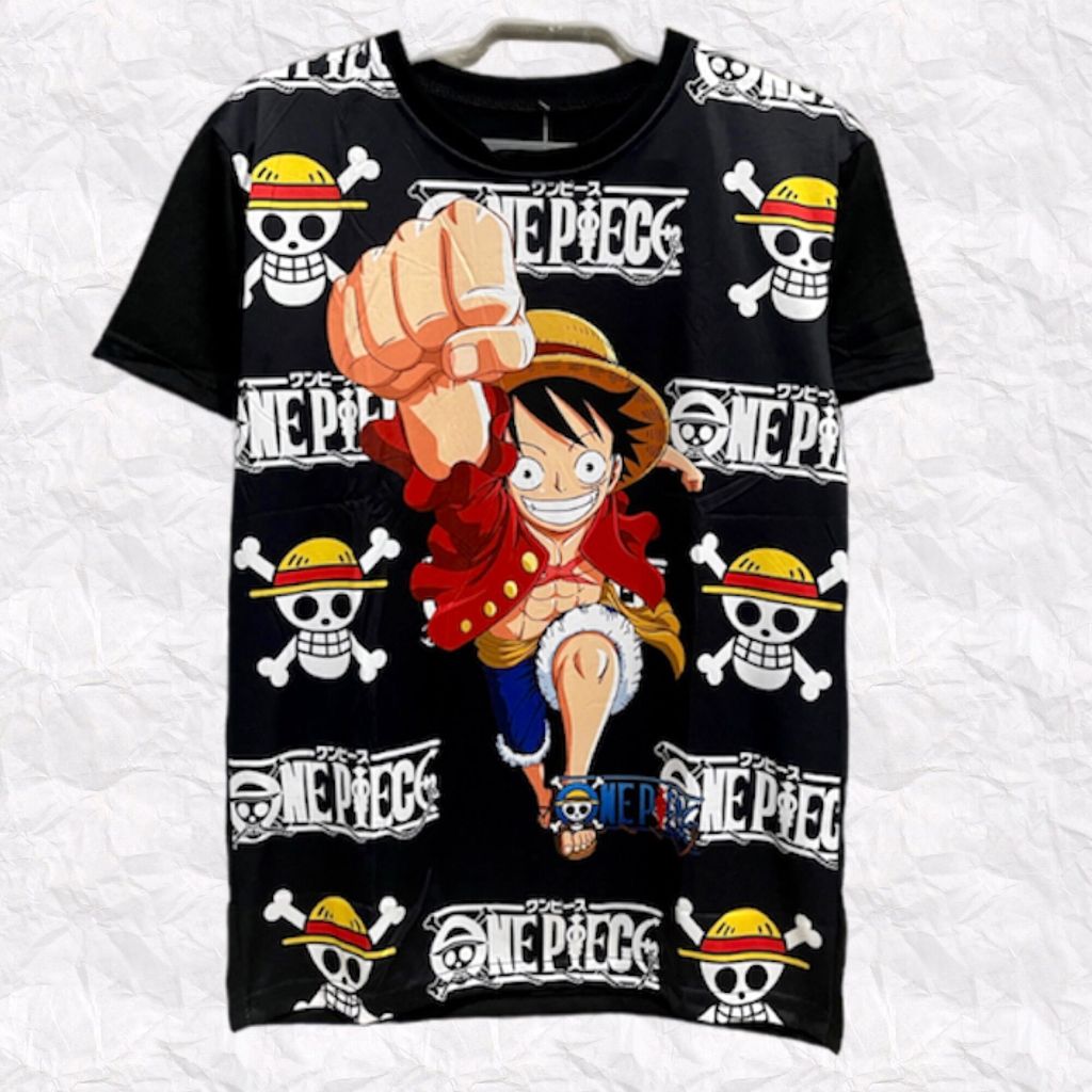 เสื้อยืดลายการ์ตูน One Piece 3D (unisex)