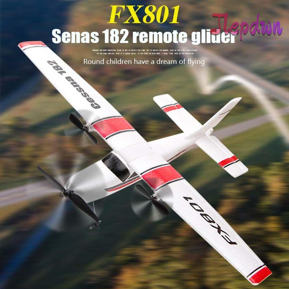 JEPDWN สําหรับ Cessna 182 FX801 เครื่องบินของเล่น EPP โฟมเด็กเด็กฤดูใบไม้ร่วงทน RC เครื่องร่อน