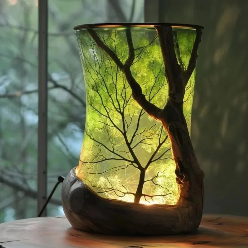 Enchanted Forest Nature-Inspired โคมไฟ魔法森林台灯L